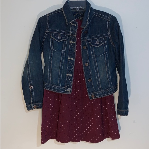 girls denim jacket size 10